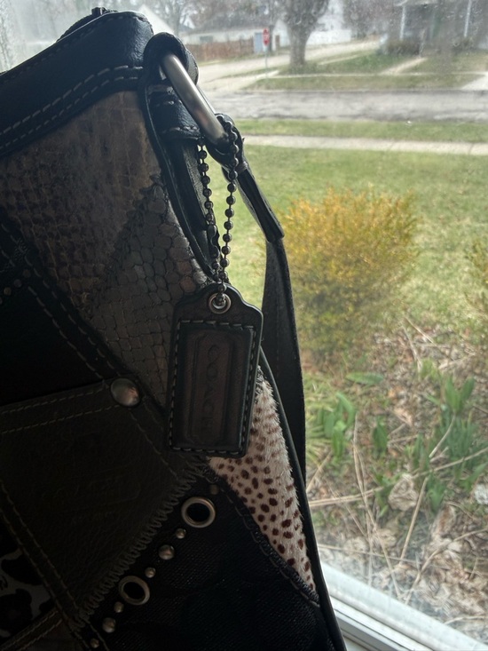 Coach Black Patchwork Crossbody - Picture 2 of 8